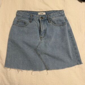 Denim skirt